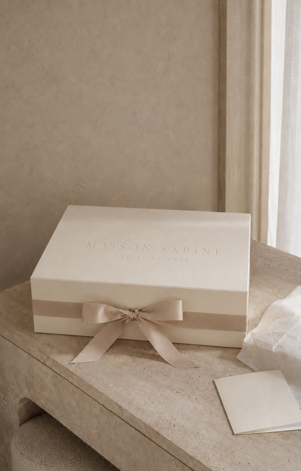 Maison Sabine Bridal Rituals presentation box
